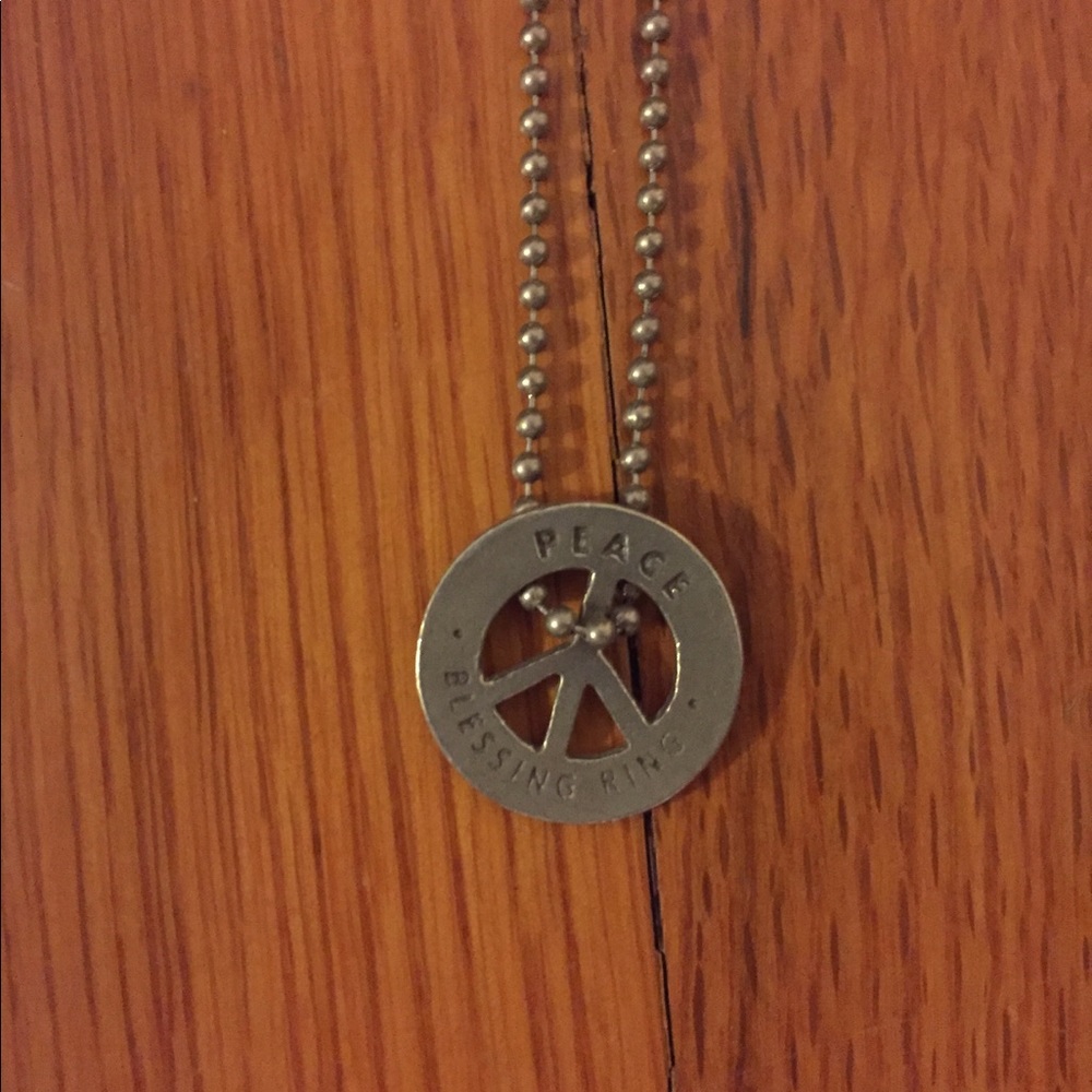Peace Blessing Ring Necklace